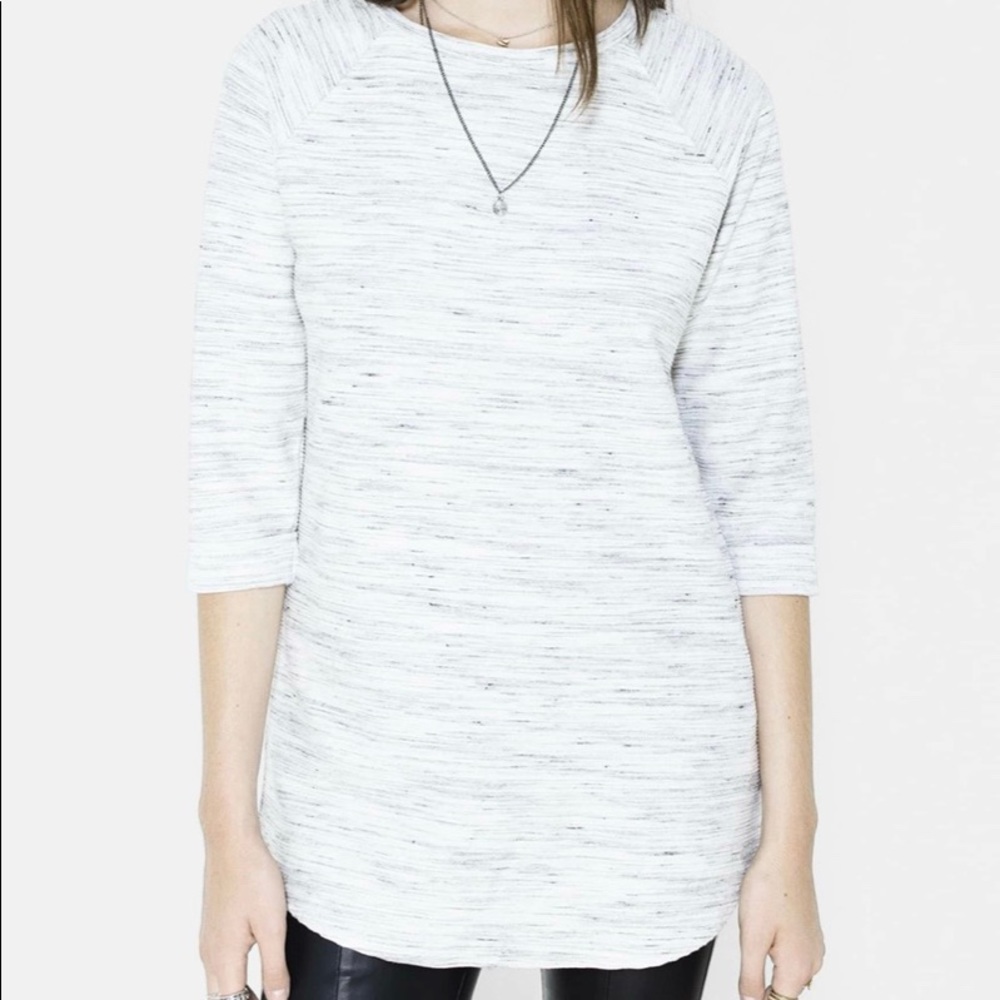 Topshop Space Dye Tunic Zipper Back size 2